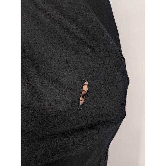 Religion We Live In Black Tunic Tank Top Women Size XS Distressed Gothic Grunge - Picture 6 of 12